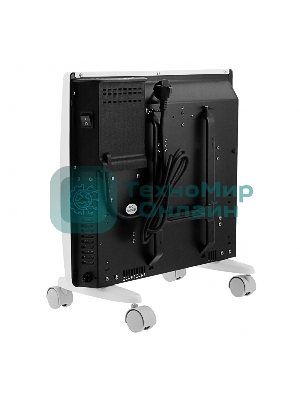 Конвектор электрический гибридный Denzel HybridX-1000 белый, 1000 Вт, 20 м2, термостат, дисплей