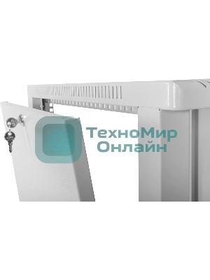 Шкаф ЦМО телекоммуникационный настенный сварной 15U (600 500) съемные стенки, дверь стекло