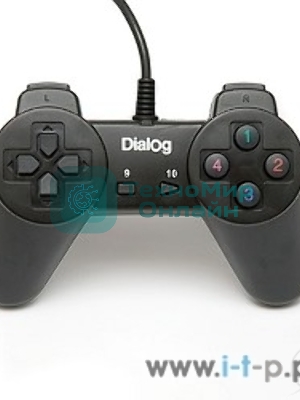 Геймпад Dialog Action GP-A01, черный Геймпад, 10 кнопок, USB