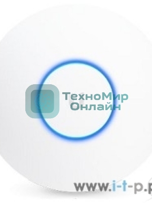 Сетевое оборудование UBIQUITI UAP-AC-HD Точка доступа 2.4+5 ГГц, ac Wave2, 4х4 MU-MIMO, 802.3at, 2х 1G Ethernet