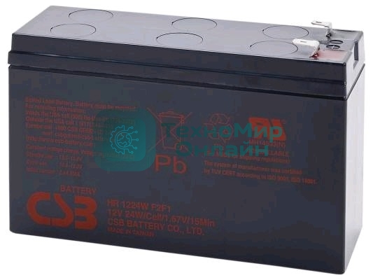 Батарея для ИБП CSB HR 1224W (12V, 5.5Ah)