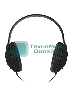 Проводные наушники SVEN AP-310M черный, накладные, jack 3.5 мм, встроенный микрофон