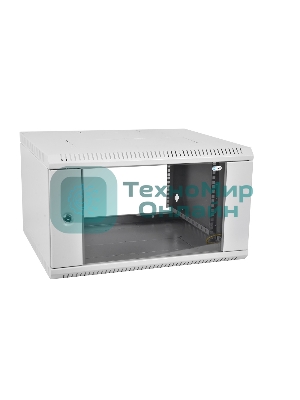 Шкаф телекоммуникационный настенный разборный ЭКОНОМ 12U (600 × 520) дверь стекло