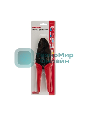 Кримпер комбинированный Rexant для обжима изолированных и штыревых наконечников 0.5 - 2.5 мм² (HT-02525)
