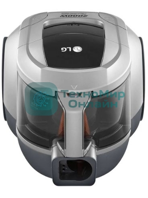 Пылесос LG VC5420NNTS серебристый/черный, 380/2000 Вт, уборка сухая, пылесборник контейнер 1.3 л