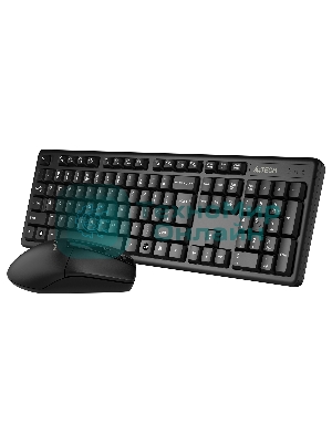 Комплект клавиатура+мышь A4Tech 3330N беспроводной, USB, 1200 DPI, чёрный