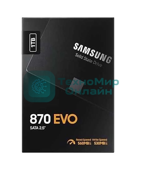 Накопитель SSD Samsung 1Tb 870 EVO Series MZ-77E1T0B/EU