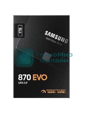 Накопитель SSD Samsung 1Tb 870 EVO Series MZ-77E1T0B/EU