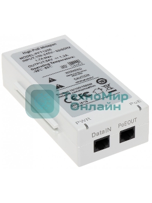 Инжектор POE Dahua DH-PFT1200 (упак.:1шт)