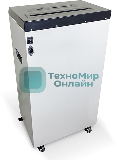 Шредер документов и медианосителей ГЕЛЕОС СП65-4, P-4 (4 ур-нь секр.), фрагмент 3,9х40мм, 30 лист (70г/м2), флеш-карты/CD/пл.карты/скрепки/скобы, 65 литров