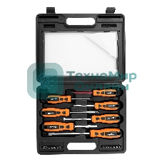 Набор отверток Sparta биты, двухкомпонентные рукоятки, 21 предмет