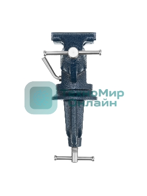 Тиски слесарные Сибртех, настольные, поворотные, ширина рабочих губок 50 мм, наковальня