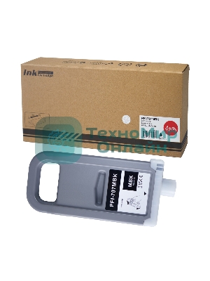 Картридж струйный Sakura 9820B001 (PFI-707MBK pigment) для Canon, матовый черный, 700 мл.