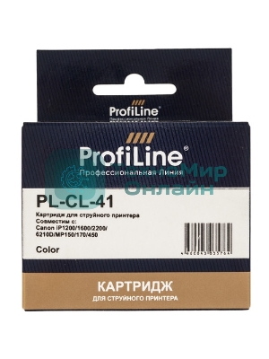 Картридж струйный совместимый ProfiLine PL-CL-41 для Canon iP1200/1600/2200/6210D/MP150/170/450 Color водн PL