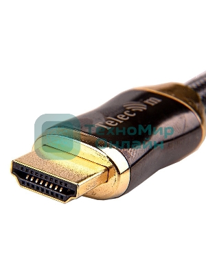 Кабель HDMI 19M/M,ver. 2.1, 8K@60 Hz 0.5m метал разъемы, нейлоновая оплетка Telecom TCG300-0.5M Кабель HDMI 19M/M,ver. 2.1, 8K@60 Hz 0.5m метал разъемы, нейлоновая оплетка Telecom