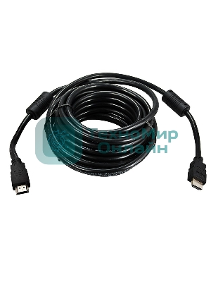 Кабель Rexant HDMI - HDMI 1.4, 10 м, Gold (PVC пакет)