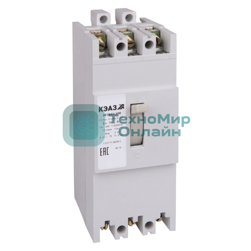Выключатель автоматический АЕ2053М-100 100А 10Iн 400AC УЗ КЭАЗ 104431