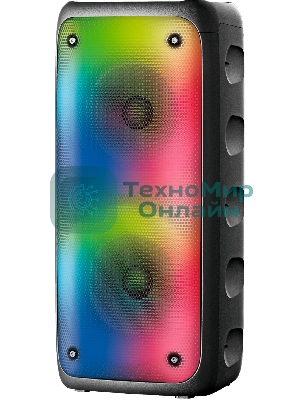 Минисистема Hyundai H-MC1230 черный 40Вт FM USB BT micro SD