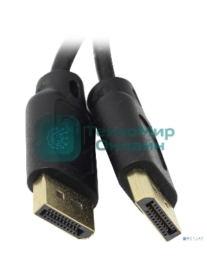 Кабель ExeGate EX284913RUS DisplayPort (20M-20M) 3.0м ExeGate EX-CC-DP-3.0 v1.2, позол. контакты