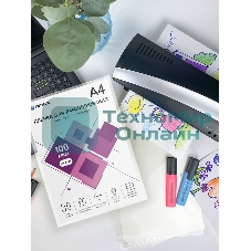 Пленка для ламинирования ГЕЛЕОС, А4, 100 мкм 30 шт./Пленка для ламинирования A4, 216х303 (100 мкм) глянцевая 30 шт