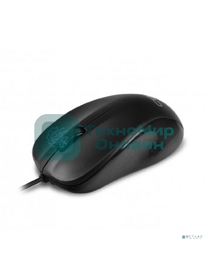 Мышь проводная CBR CM 131 черный, 1200 dpi, USB, кнопки - 3