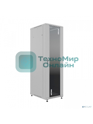 Шкаф серверный NTSS Премиум (NTSS-R22U6080GS) напольный 22U 600x800мм пер.дв.стекл металл 900кг серый IP20 сталь