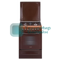 Плита комбинированная Gefest ПГЭ 6102-03 0001 коричневый, конфорок 4 газовых, духовка 55 л, 60 см x 85 см x 60 см