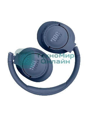 Беспроводные/проводные наушники JBL Tune 770NC синий, полноразмерные, Bluetooth + проводной, активное шумоподавление, до 70 ч