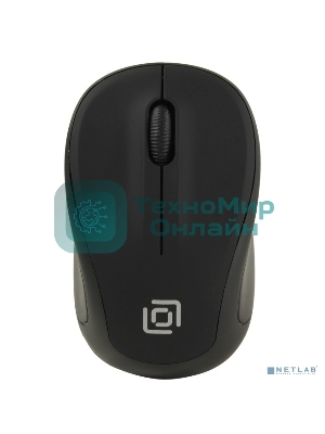 Мышь беспроводная Oklick 665MW черный, 1000 dpi, радиоканал, USB, кнопки - 3