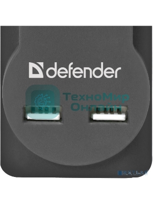 Сетевой фильтр Defender 5M DFS 755 5OUTL.