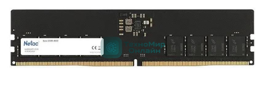 Оперативная память NETAC Basic, DDR5, 16Gb (1x16Gb), 5600MHz, CL46, DIMM