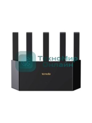 Двухдиапазонный Wi-Fi 6 роутер Tenda TX2L Pro AX1500, до 300 Мбит/с на 2,4 ГГц + до 1201 Мбит/с на 5 ГГц, LAN 3x1Gbит/с