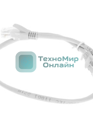Патч-корд UTP cat.5e, 0.5м ExeGate серый