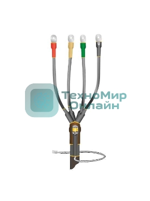 Муфта кабельная концевая универс. 1кВ 1ПКВ(Н)ТпбН-4х(35-50) с болтовыми наконечниками Нева-Транс Комплект 22020146