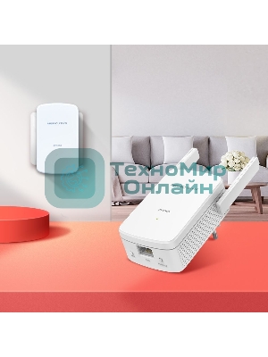 Комплект гигабитных Wi-Fi адаптеров Mercusys Powerline AV1000 Powerline kit with 300Mbps Wi-Fi, plug and play, up to 300 meters over an existing electrical circuit, the kit includes a MP510 and a MP500.