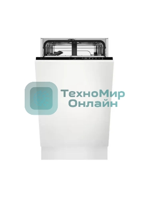 Встраиваемая посудомоечная машина Electrolux EEA71210L, черный, 44.6 см, 9 компл., 49 дБ, класс F