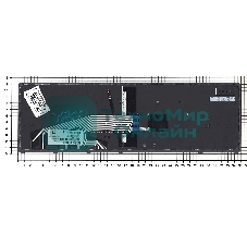 Клавиатура для ноутбука HP ZBook 15 G3 17 G3 черная с подсветкой с указателем