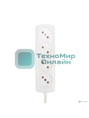 Удлинитель PROconnect OPTIMA 4 гнезда, 7 м, 2х0.75 мм², б/з, белый