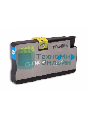 Картридж струйный Cactus CS-CN046 №951 голубой (26 мл) для HP OfficeJet 251dw Pro, 276dw Pro, 8100 Pro, 8100e, 8600 Pro (N911a), 8600 Pro Plus (N911g), 8610 Pro (A7F64A), 8615 Pro, 8616 Pro, 8620 Pro