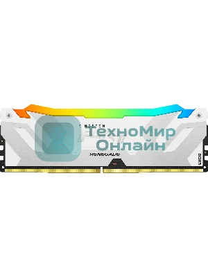 Оперативная память Kingston Fury Renegade, DDR5, 32Gb (2x16Gb), 7600MHz, CL38, DIMM, радиатор, RGB, белый