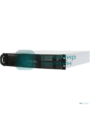 Корпус Procase RE204-D4H2-FA-55 2U server case,4x5.25+2HDD,черный,без блока питания(2U,2U-redundant),глубина 550мм,ATX 12