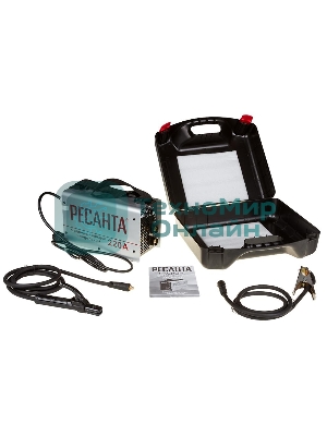 Сварочный аппарат инверторный Ресанта САИ 220 65/22 в кейсе