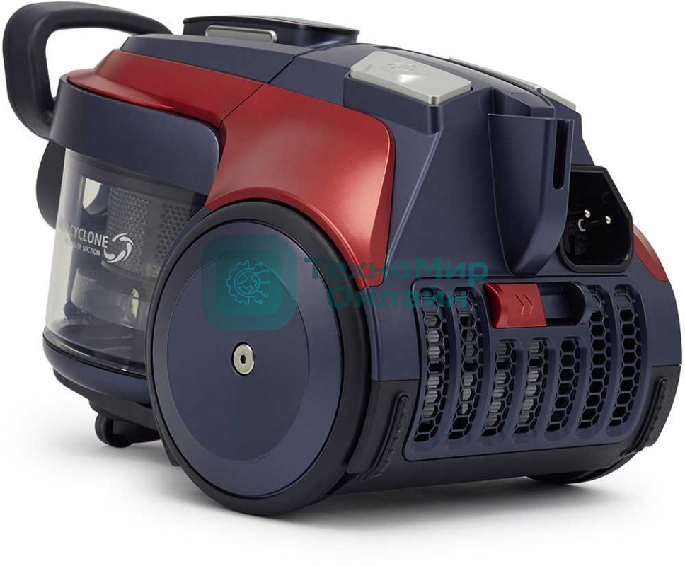 Пылесос Polaris PVC 2003RI серый/красный, 500/2000 Вт, уборка сухая, пылесборник контейнер 2.5 л