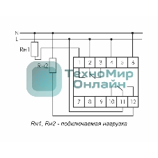 Реле времени PCU-507 (многофункц. два независимых вр. 1 мод. 230В 2х8А 2P IP20 монтаж на DIN-рейке) F&F EA02.001.022