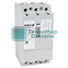 Выключатель автоматический АЕ2046М-100 50А 12Iн 400AC У3 КЭАЗ 104627