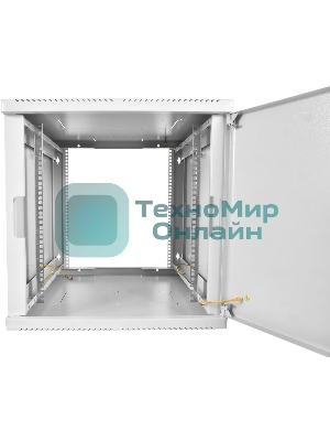 Шкаф телеком. настенный разборный 15U (600х650), съемные стенки, дверь металл (ШРН-М-15.650.1)