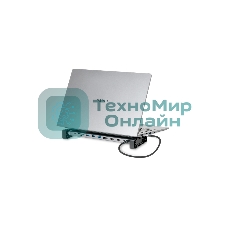 USB-концентратор для ноутбука NERPA laptop stand (1xUSB-C 100W PD, 2xHDMI 4K@30Hz, 1xDP 4K@30Hz, 3xUSB-A 3.0 (5Gbps data), 1xUSB-C 3.0 (5Gbps data), 1xTF/microSD, 1xSD/MMC, 1x3.5мм audio, 1xRJ45 Gb), USB-C power adapter 100W, power 100W USB-C cable 150cm, PD with DP and data 100W USB-C cable 30cm