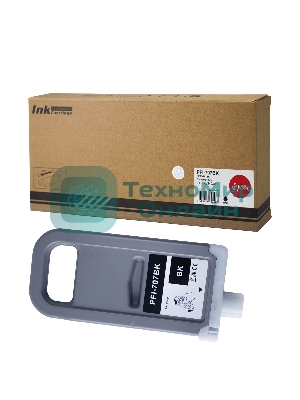Картридж струйный Sakura 9821B001 (PFI-707BK) для Canon, черный, 700 мл.
