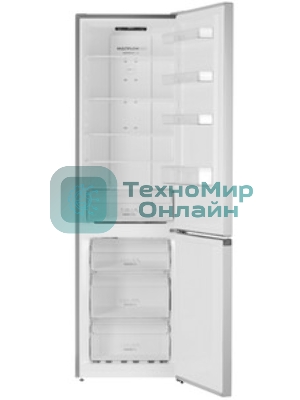 Холодильник Gorenje NRK6201ES4 серебристый двухкамерный 235/96 л морозилка снизу, No Frost