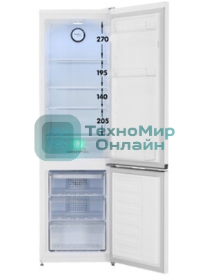 Холодильник Beko B3R0CNK312HW белый двухкамерный 200/76л морозилка снизу, No Frost